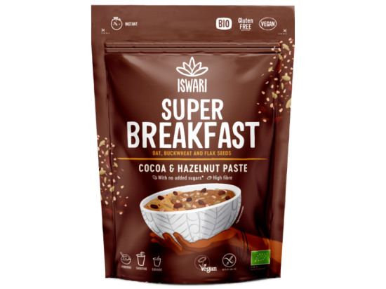 Super snídaně kakao & oříšková pasta BIO