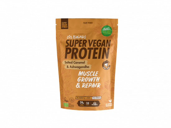 Super vegan protein slaný karamel - ašvaganda BIO