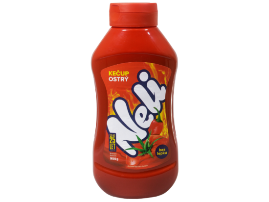 NELI  kečup  ostrý 900 ml PP
